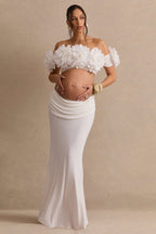 Driftly | Skirt Women's White Maxi