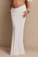 Driftly | Skirt Women's White Maxi