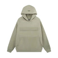 Green oversized hoodie, front view