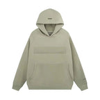 Green oversized hoodie, front view