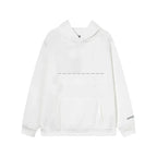 Light grey oversized hoodie, front view