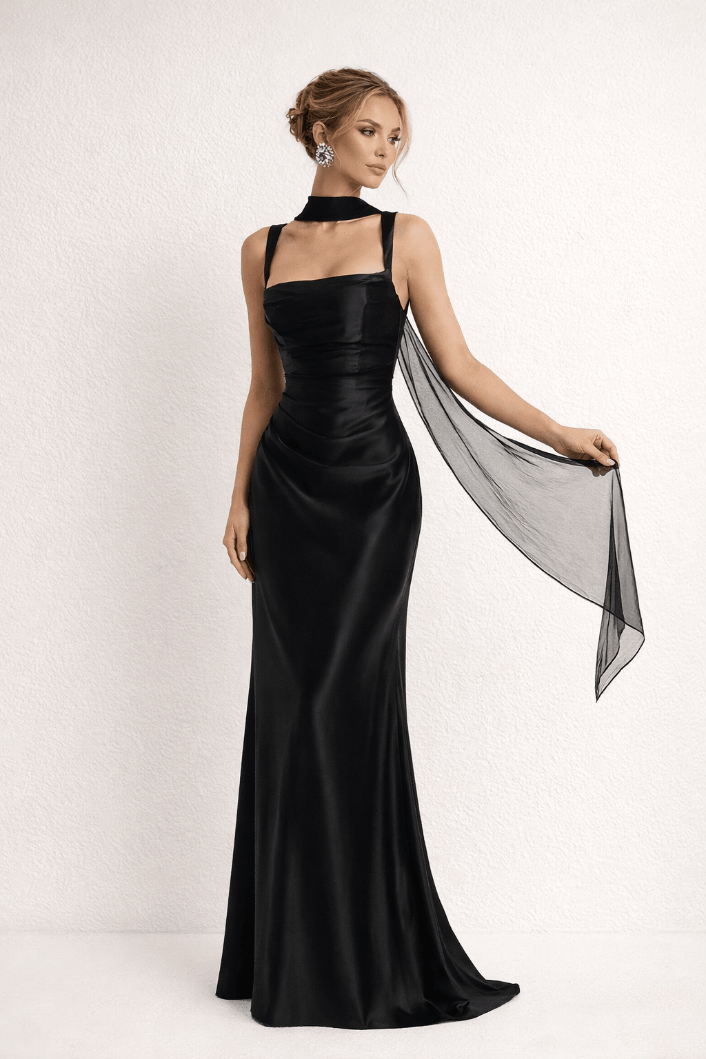 Driftly | Dress Women's Maxi Elegant - Polyester