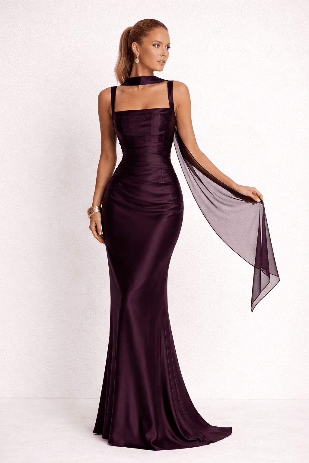 Driftly | Dress Women's Maxi Elegant - Polyester