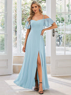 Driftly | Dress Women's Maxi Off-Shoulder - Chiffon