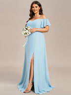 Driftly | Dress Women's Maxi Off-Shoulder - Chiffon