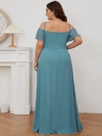 Driftly | Dress Women's Maxi Off-Shoulder - Chiffon
