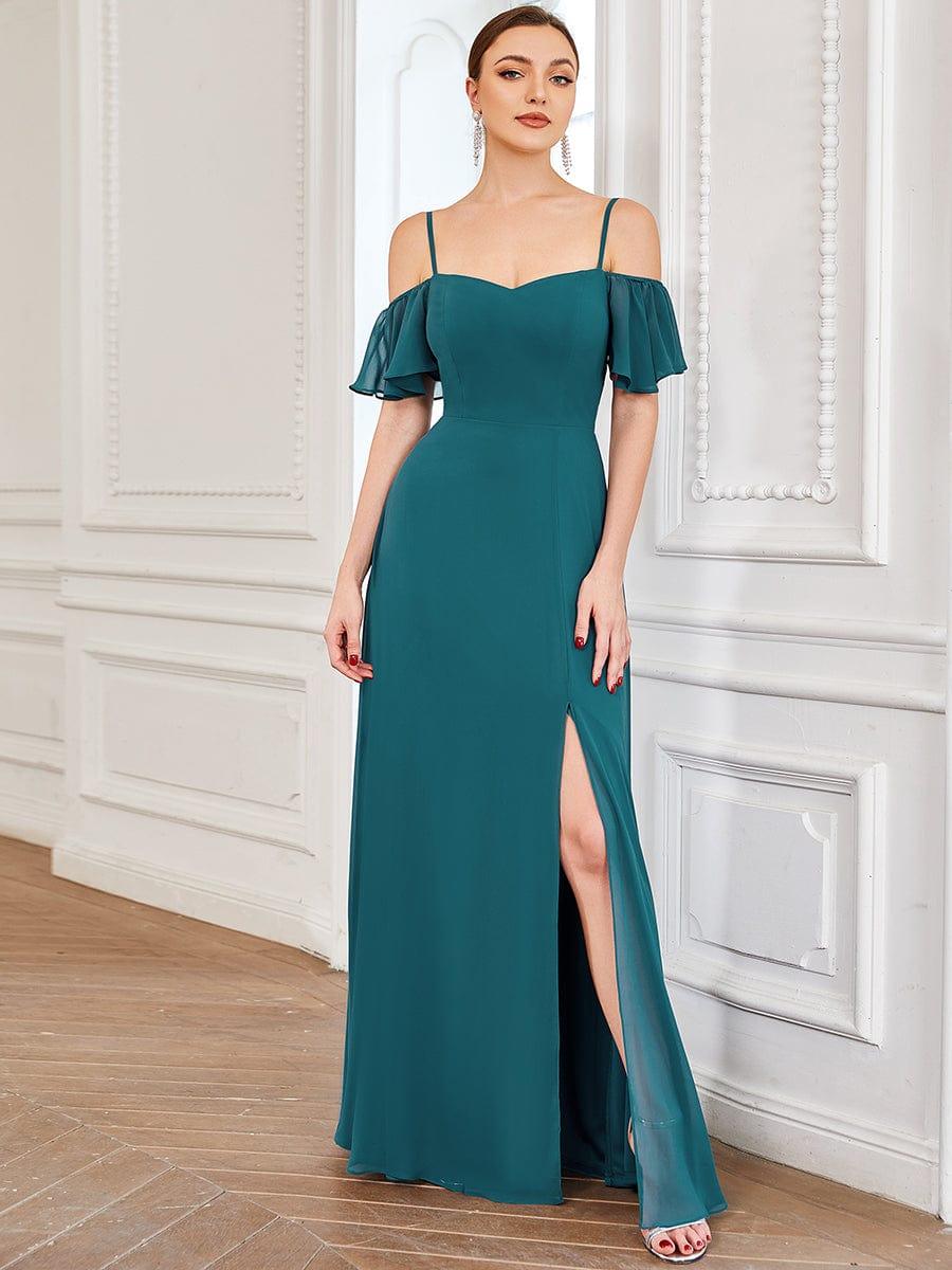 Driftly | Dress Women's Maxi Off-Shoulder - Chiffon
