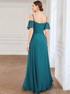 Driftly | Dress Women's Maxi Off-Shoulder - Chiffon
