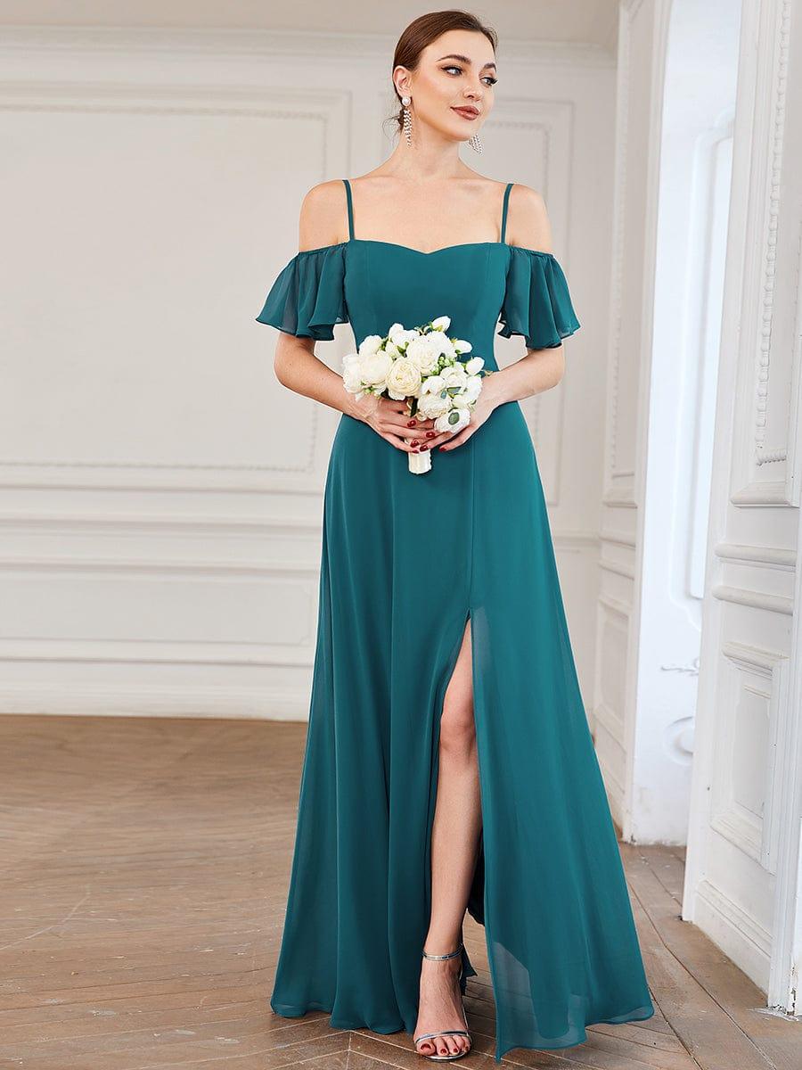 Driftly | Dress Women's Maxi Off-Shoulder - Chiffon