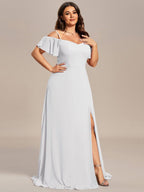 Driftly | Dress Women's Maxi Off-Shoulder - Chiffon