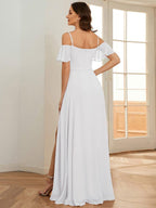Driftly | Dress Women's Maxi Off-Shoulder - Chiffon