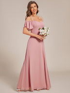Driftly | Dress Women's Maxi Off-Shoulder - Chiffon