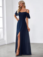 Driftly | Dress Women's Maxi Off-Shoulder - Chiffon