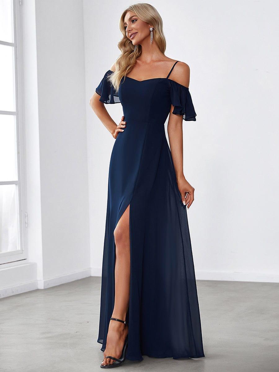 Driftly | Dress Women's Maxi Off-Shoulder - Chiffon