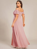 Driftly | Dress Women's Maxi Off-Shoulder - Chiffon