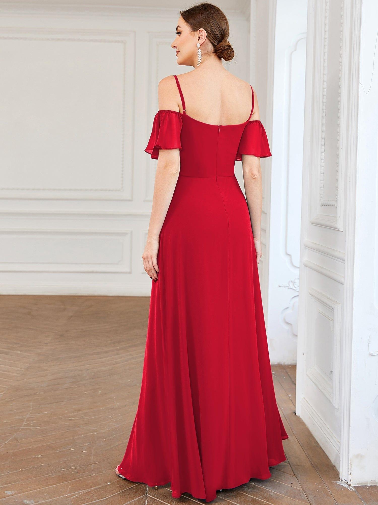 Driftly | Dress Women's Maxi Off-Shoulder - Chiffon