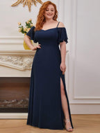 Driftly | Dress Women's Maxi Off-Shoulder - Chiffon