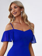 Driftly | Dress Women's Maxi Off-Shoulder - Chiffon