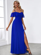 Driftly | Dress Women's Maxi Off-Shoulder - Chiffon