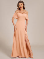 Driftly | Dress Women's Maxi Off-Shoulder - Chiffon