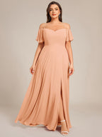 Driftly | Dress Women's Maxi Off-Shoulder - Chiffon