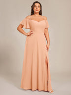 Driftly | Dress Women's Maxi Off-Shoulder - Chiffon