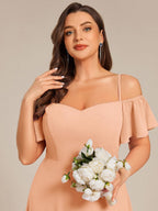 Driftly | Dress Women's Maxi Off-Shoulder - Chiffon