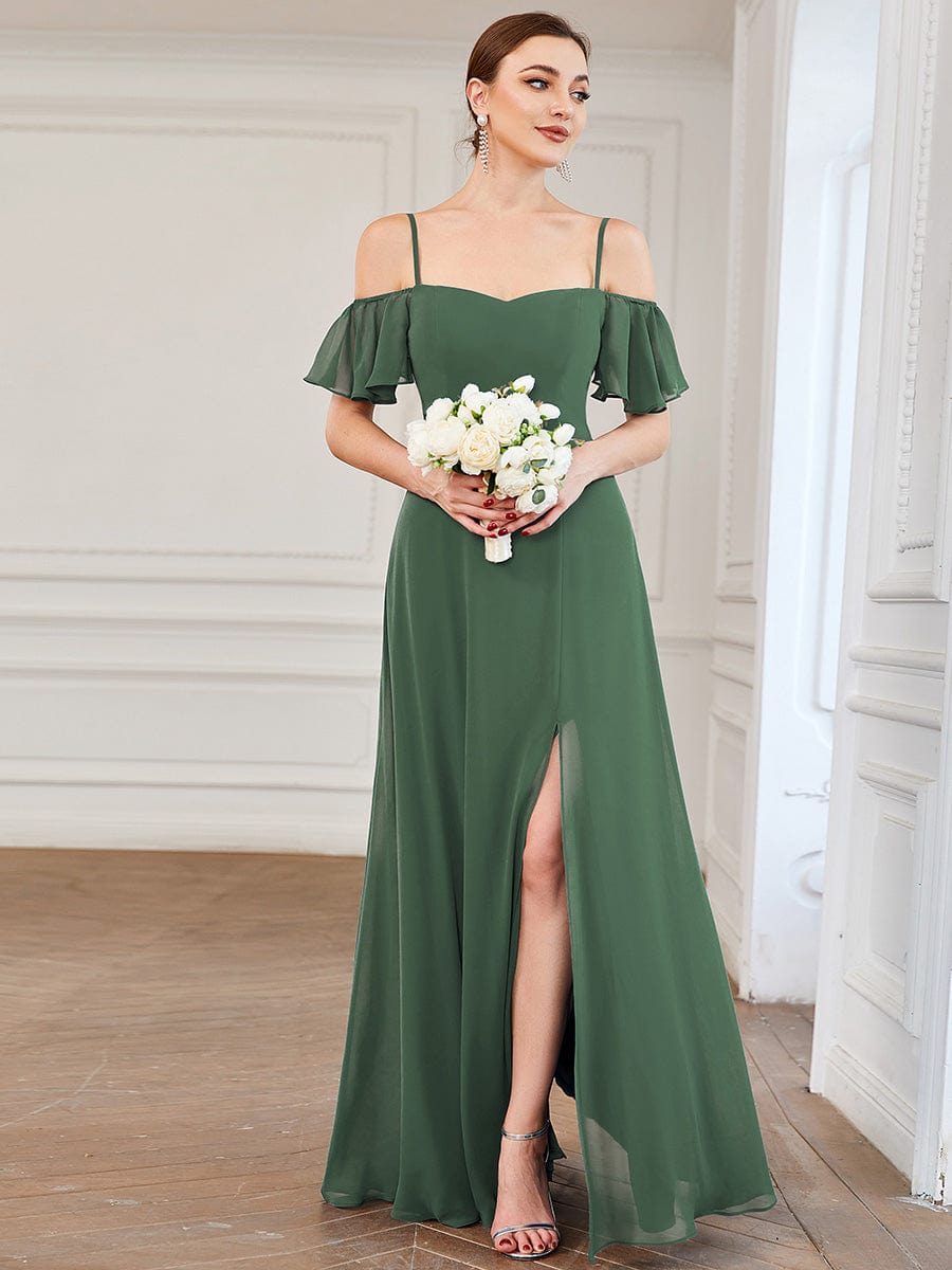Driftly | Dress Women's Maxi Off-Shoulder - Chiffon