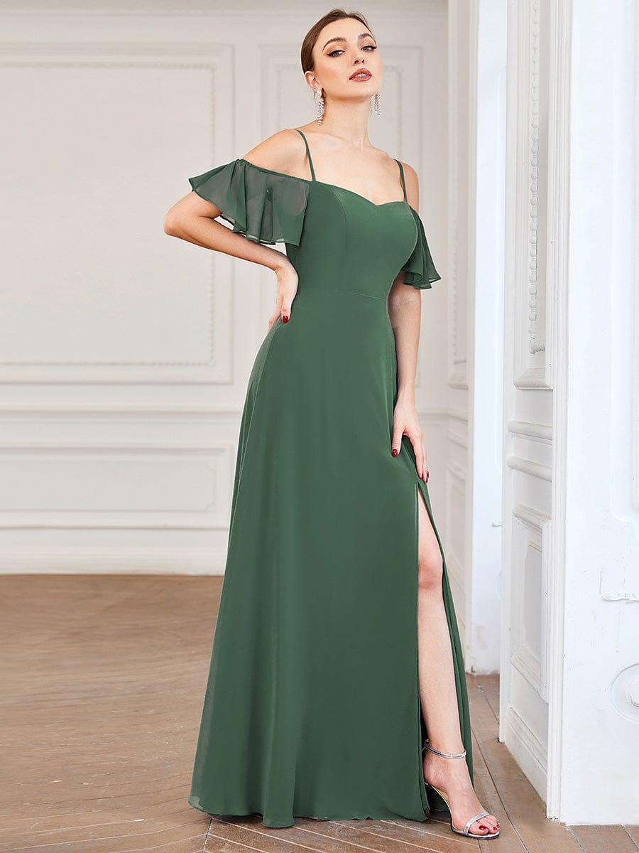Driftly | Dress Women's Maxi Off-Shoulder - Chiffon
