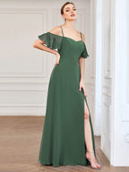Driftly | Dress Women's Maxi Off-Shoulder - Chiffon