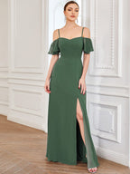 Driftly | Dress Women's Maxi Off-Shoulder - Chiffon