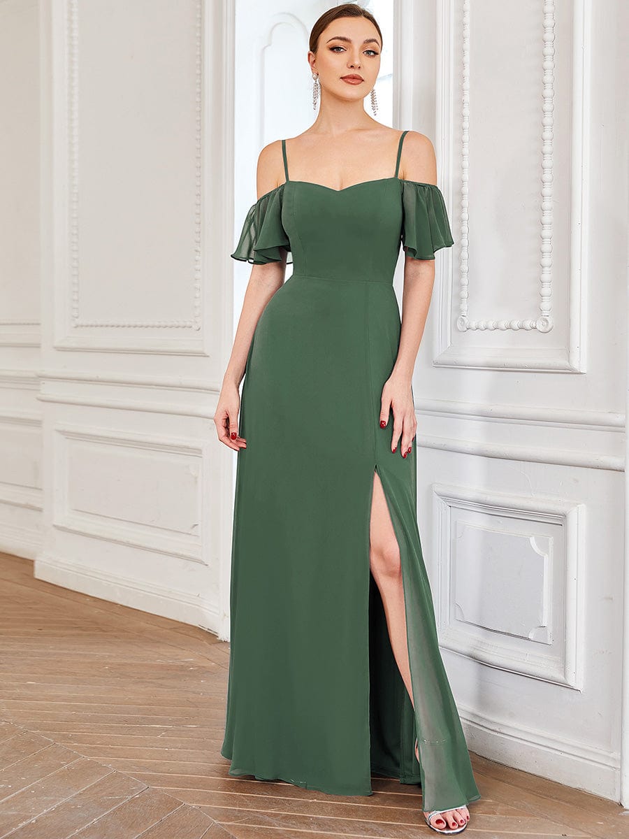 Driftly | Dress Women's Maxi Off-Shoulder - Chiffon