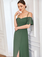 Driftly | Dress Women's Maxi Off-Shoulder - Chiffon