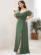 Driftly | Dress Women's Maxi Off-Shoulder - Chiffon