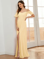 Driftly | Dress Women's Maxi Off-Shoulder - Chiffon