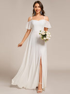 Driftly | Dress Women's Maxi Off-Shoulder - Chiffon
