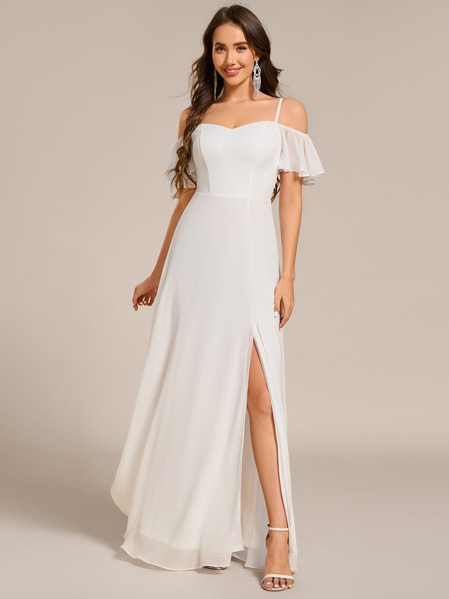Driftly | Dress Women's Maxi Off-Shoulder - Chiffon