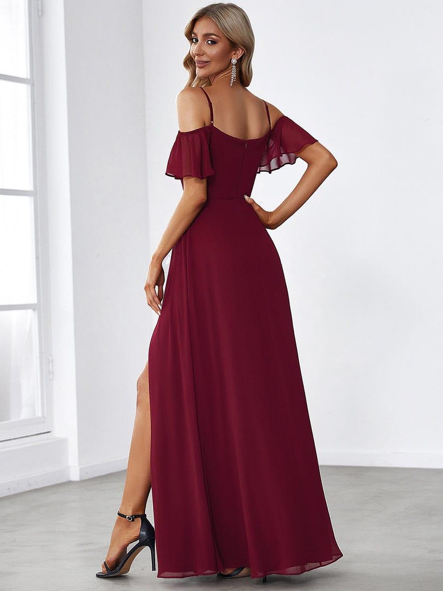 Driftly | Dress Women's Maxi Off-Shoulder - Chiffon