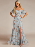 Driftly | Dress Women's Maxi Off-Shoulder - Chiffon