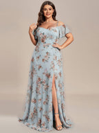 Driftly | Dress Women's Maxi Off-Shoulder - Chiffon
