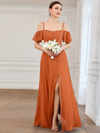 Driftly | Dress Women's Maxi Off-Shoulder - Chiffon