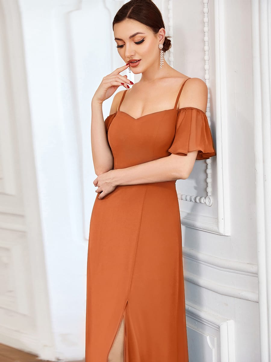 Driftly | Dress Women's Maxi Off-Shoulder - Chiffon