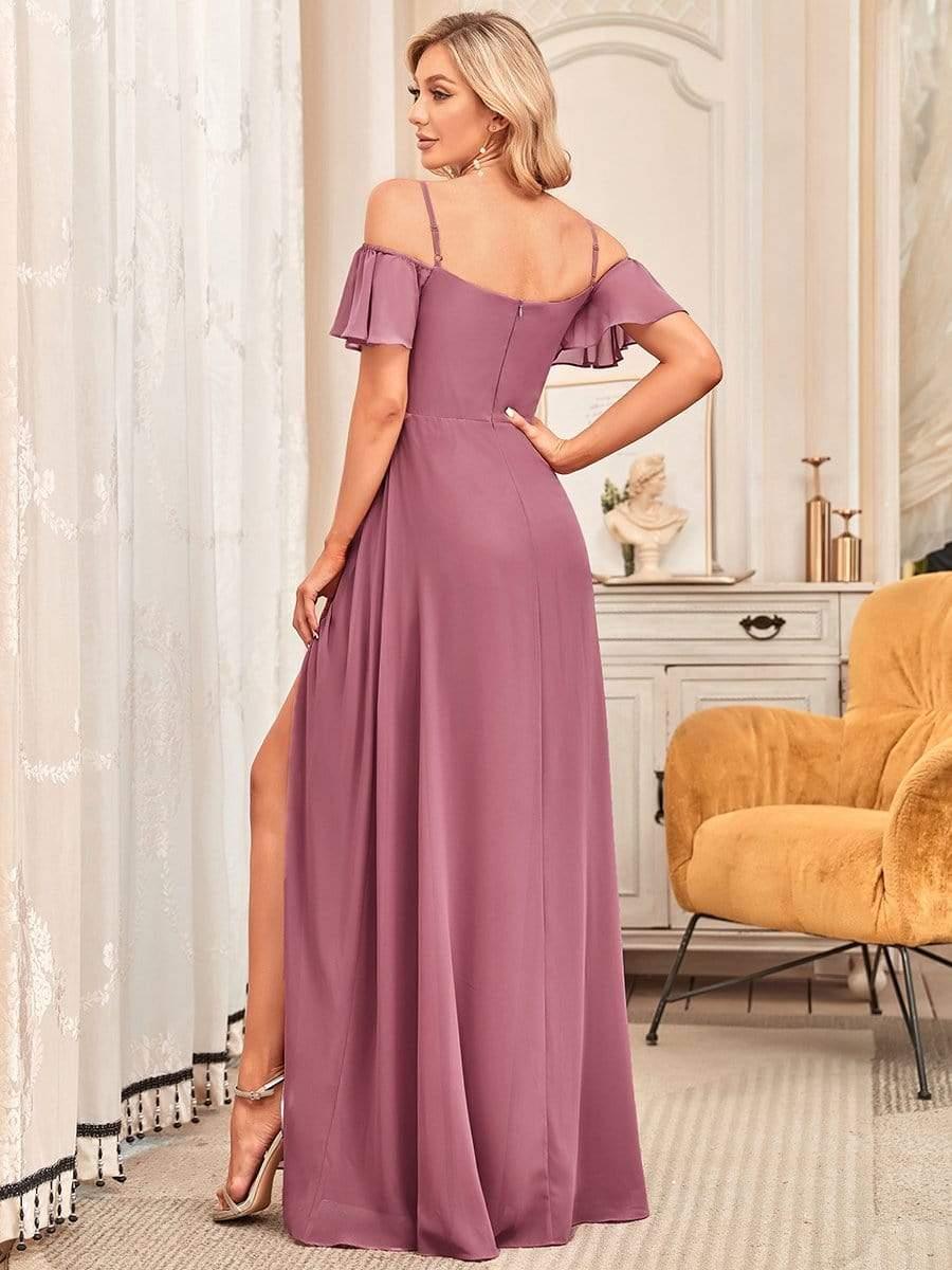 Driftly | Dress Women's Maxi Off-Shoulder - Chiffon
