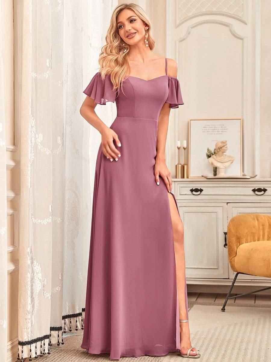 Driftly | Dress Women's Maxi Off-Shoulder - Chiffon