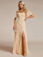 Driftly | Dress Women's Maxi Off-Shoulder - Chiffon