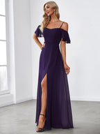 Driftly | Dress Women's Maxi Off-Shoulder - Chiffon
