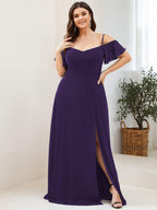 Driftly | Dress Women's Maxi Off-Shoulder - Chiffon