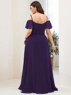 Driftly | Dress Women's Maxi Off-Shoulder - Chiffon