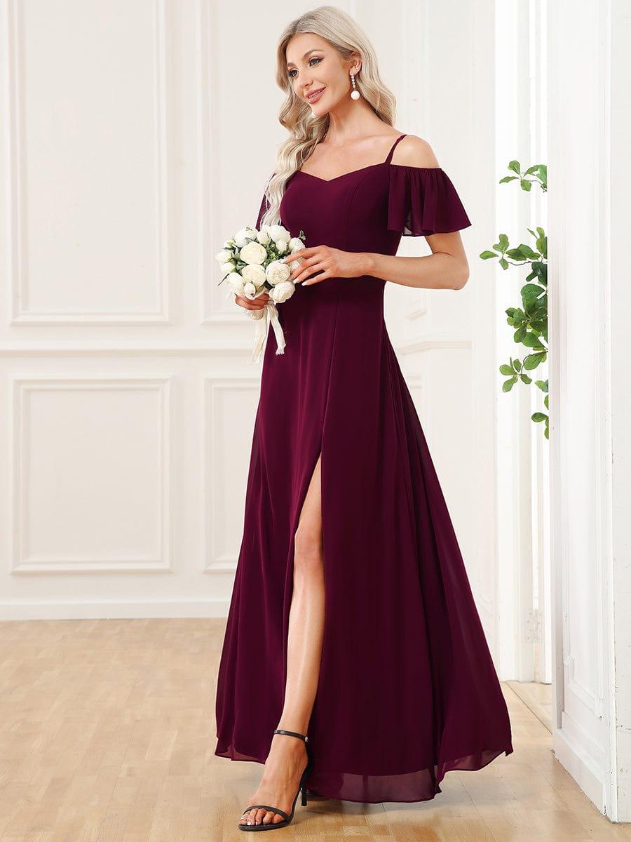 Driftly | Dress Women's Maxi Off-Shoulder - Chiffon