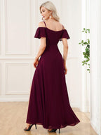 Driftly | Dress Women's Maxi Off-Shoulder - Chiffon